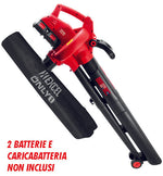 Soffiatore/aspiratore a Batteria 36V con 5 Velocità e Flusso Aria 8 m³/min