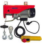 Paranco Elettrico Excel 500W - Portata 125/250 kg, Cavo 12m