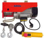 Paranco Elettrico Excel 1000W - Portata 200/400 kg, Cavo 18m