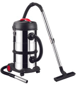 Excel Aspirapolvere/Cenere e Liquidi 30L 1200W Doppio Serbatoio Acciaio Inox 16kPa 32 L/sec