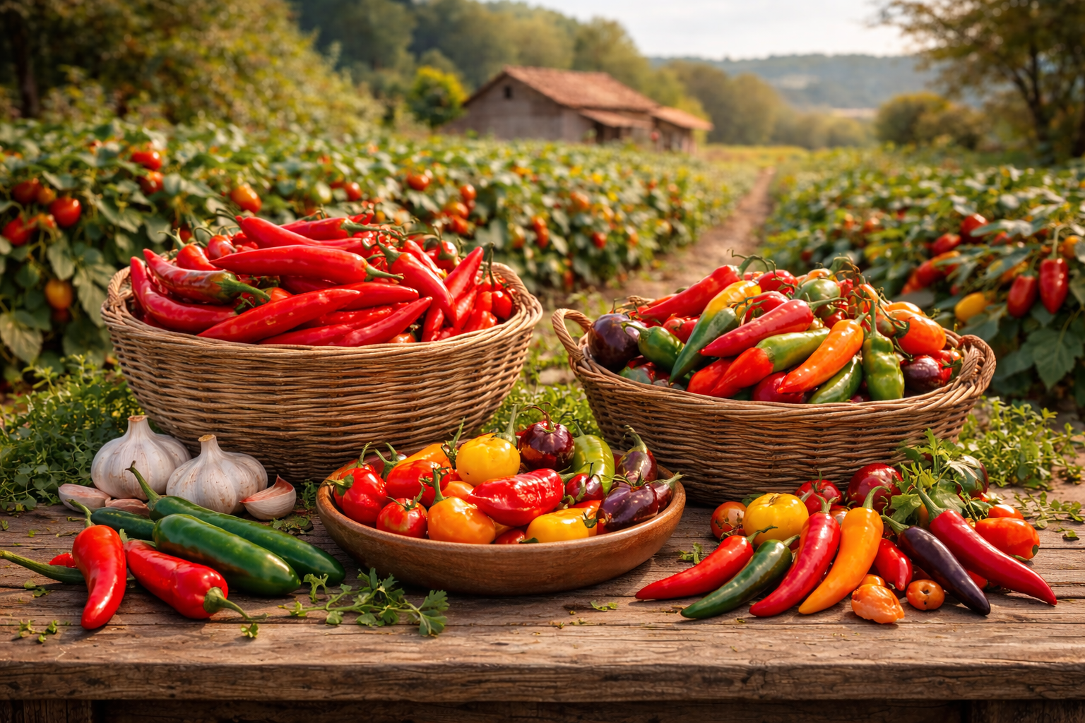Piante di Peperoncini Piccanti Orto Mio