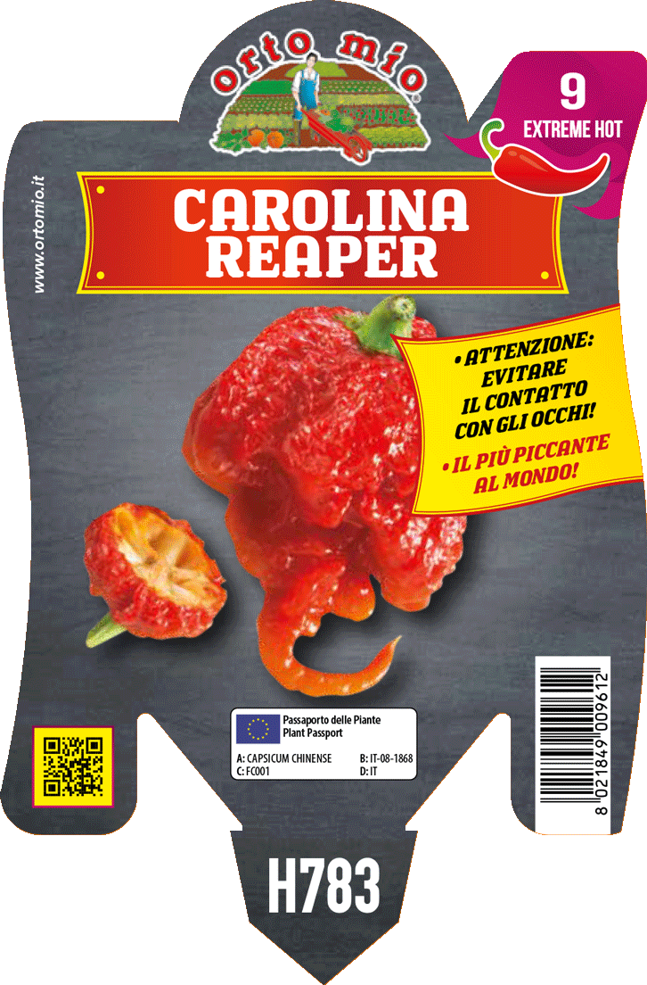Peperoncino Orto Mio Carolina Reaper