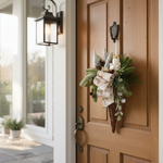 Centrotavola appeso a porta d'ingresso