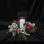 Centrotavola candy sfondo scuro