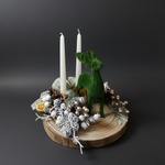 Centrotavola cervo - sfondo scuro social