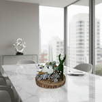 Centrotavola in ambiente contemporaneo