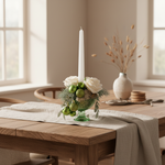 Centrotavola in ambiente natural chic