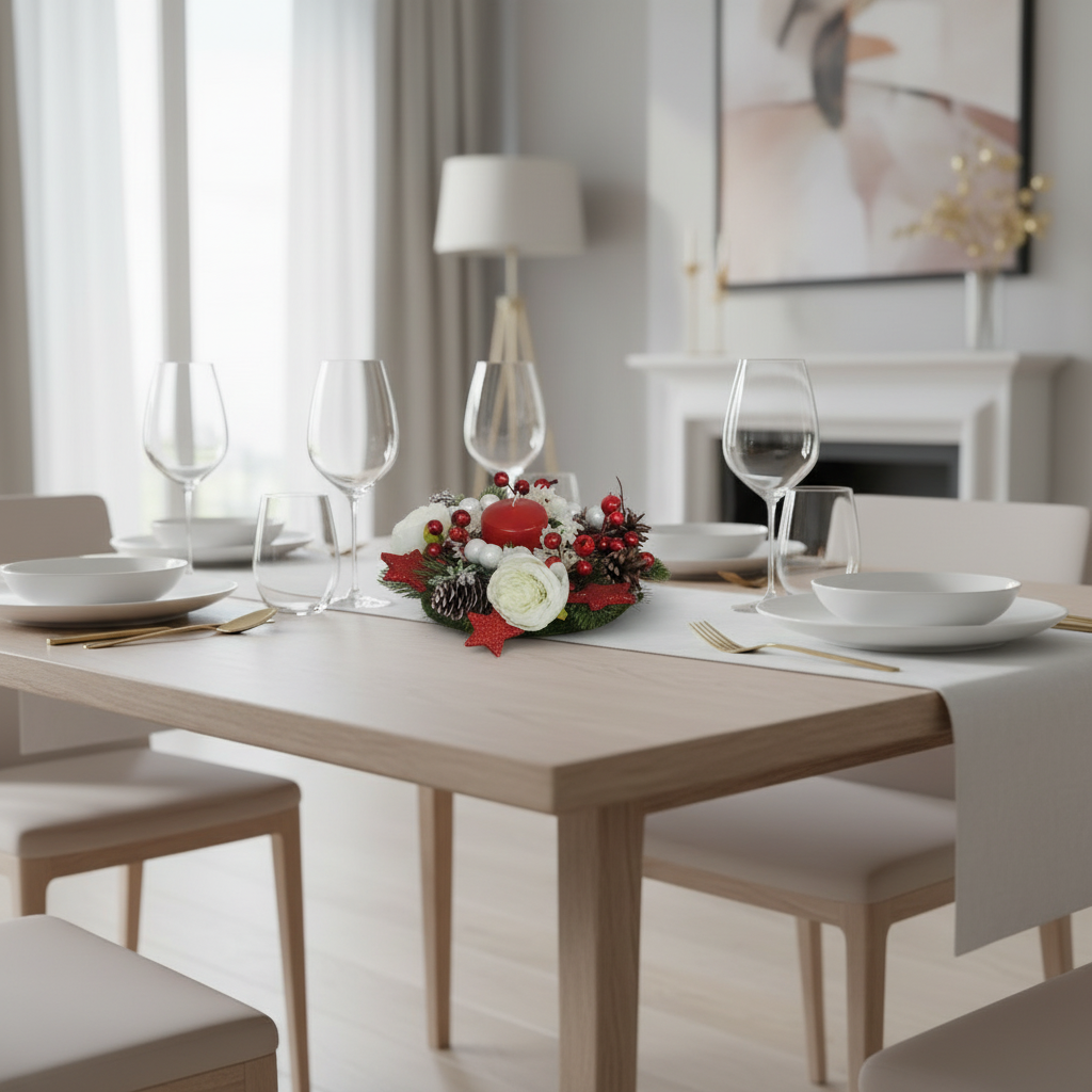 Centrotavola in tavola moderna