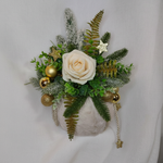 Centrotavola Natale sfondo chiaro