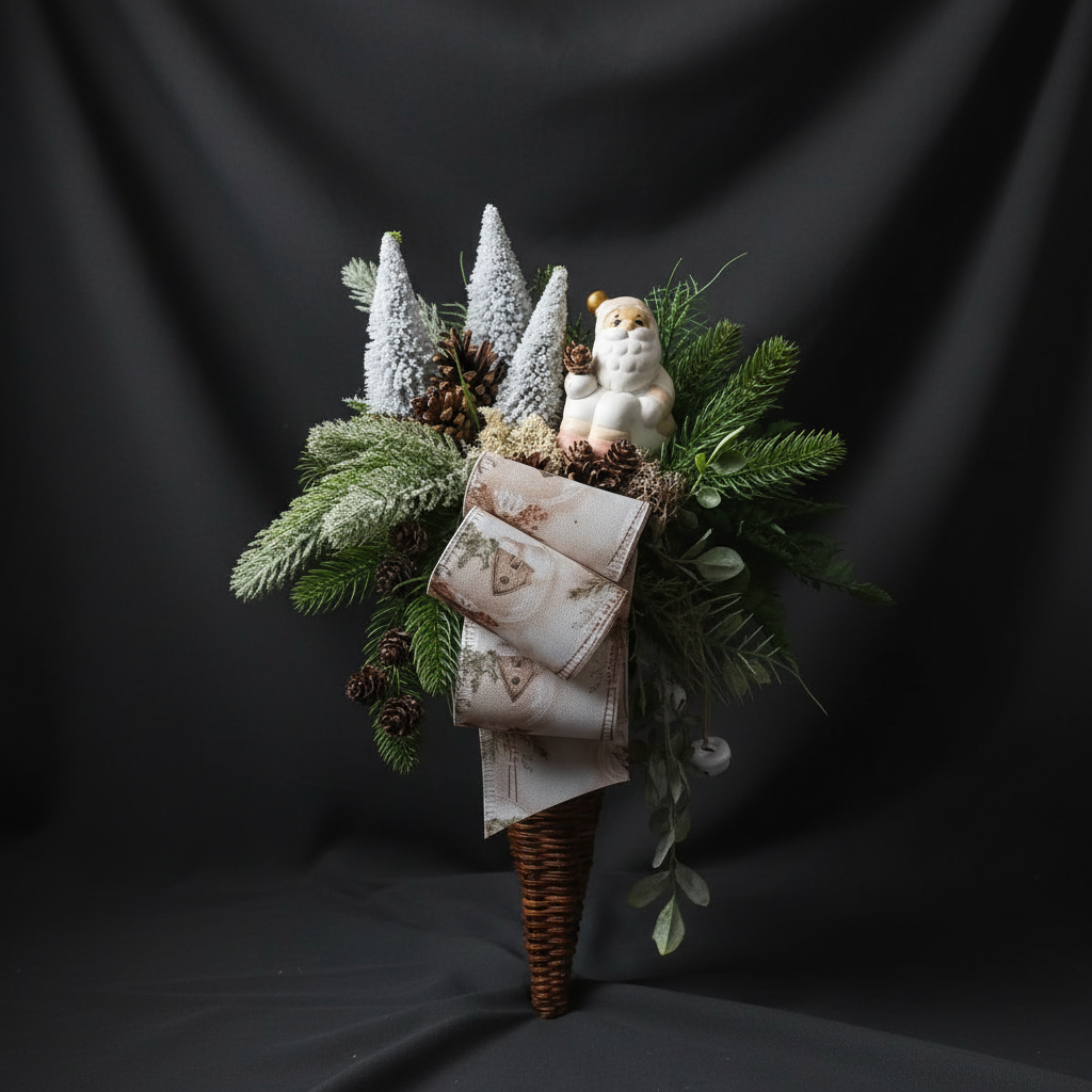 Centrotavola natalizio sfondo scuro