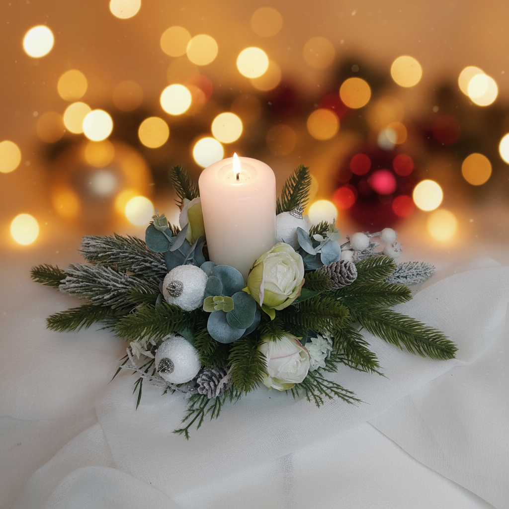 Centrotavola rose glitter