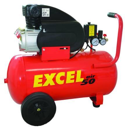 EXCEL AIR 50- Compressore ad aria elettrico 50 lt aria compressa- Motore 2 HP