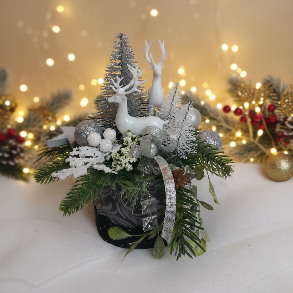 Mini box coppia di cervi