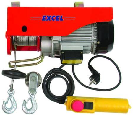 EXCEL paranco elettrico- verricello 200/400 kg portata- Argano mt 12 altezza sollevamento