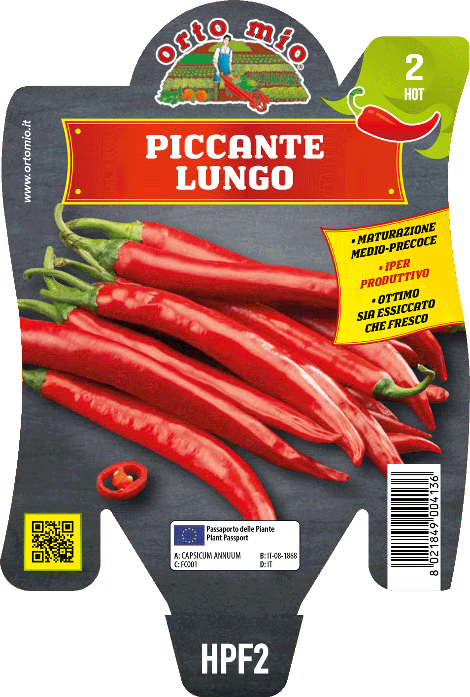 Peperoncino Orto Mio Cayenna Lungo