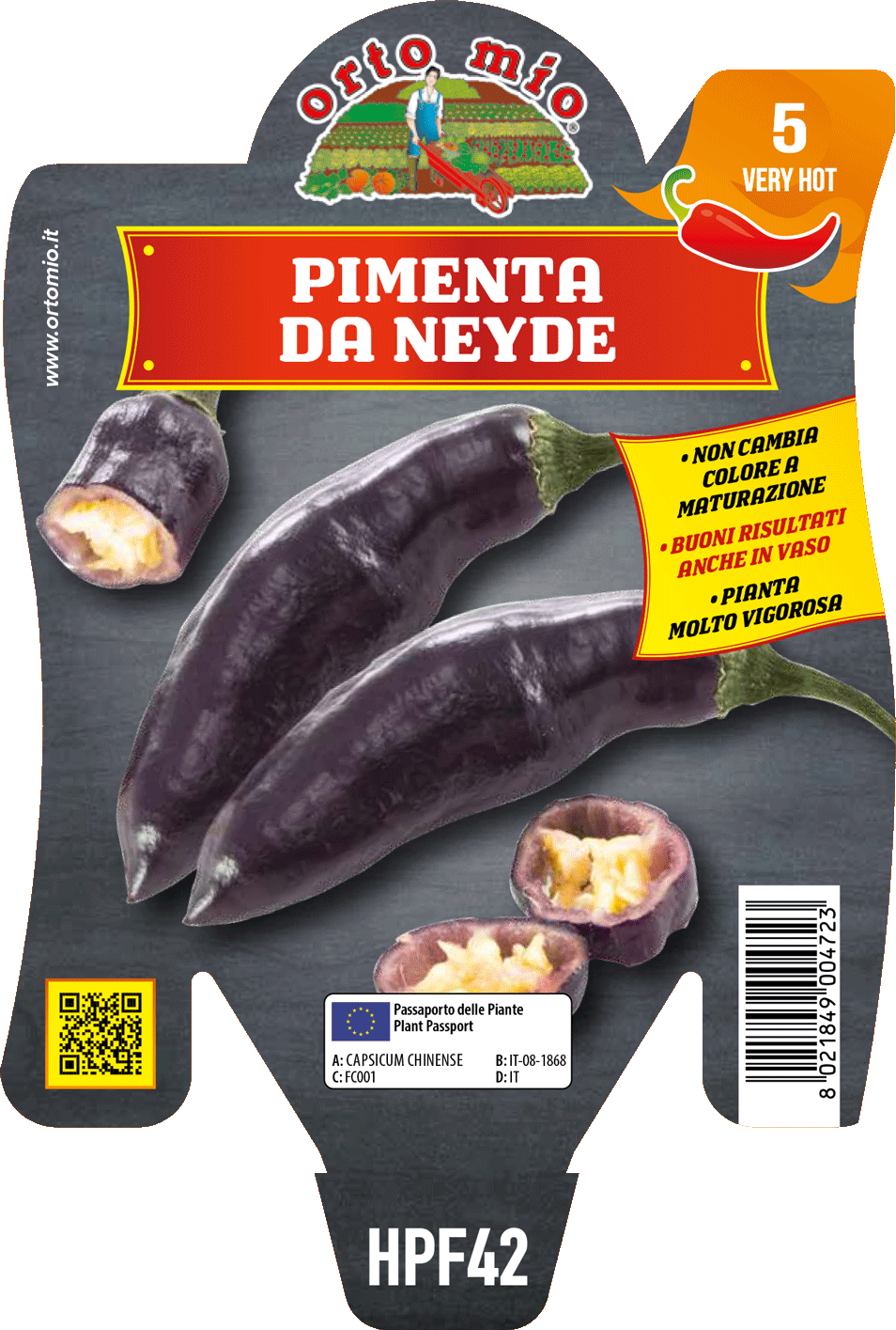 Peperoncino Orto Mio Pimenta da Neyde