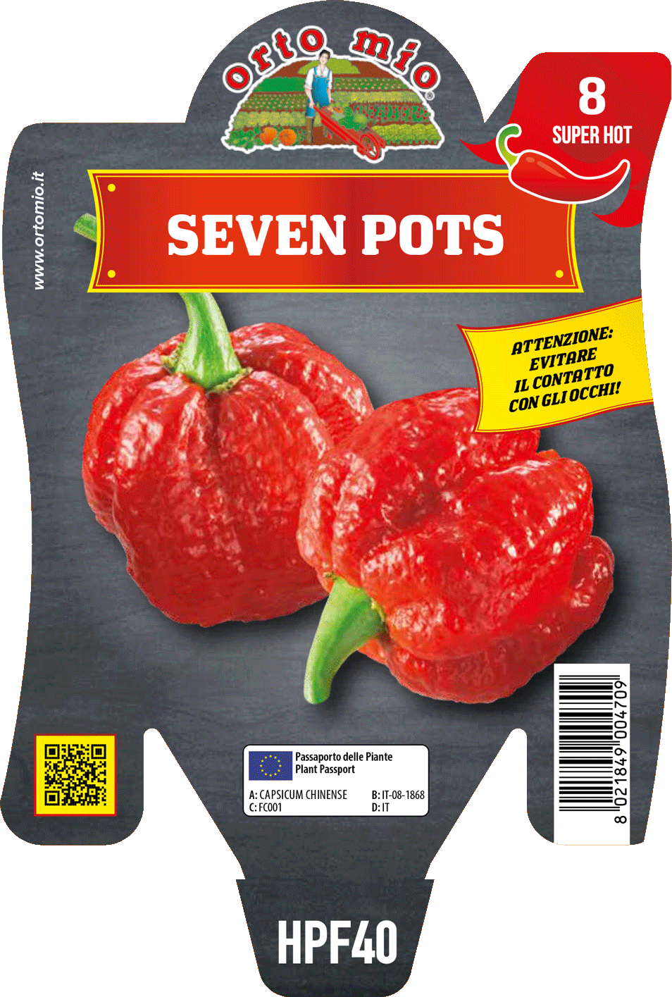 Peperoncino Orto Mio Seven Pots