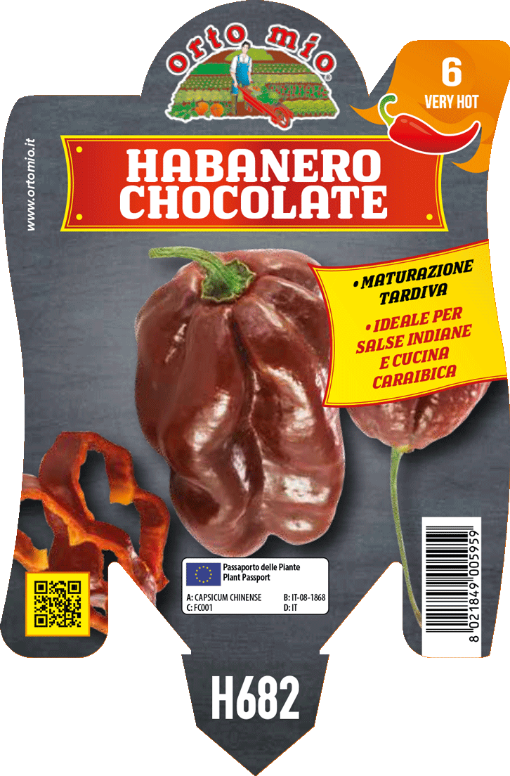 Peperoncino Orto Mio Habanero Chocolate