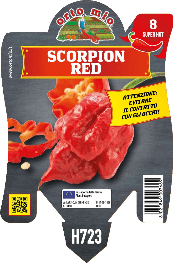 Peperoncino Orto Mio Scorpion Rosso