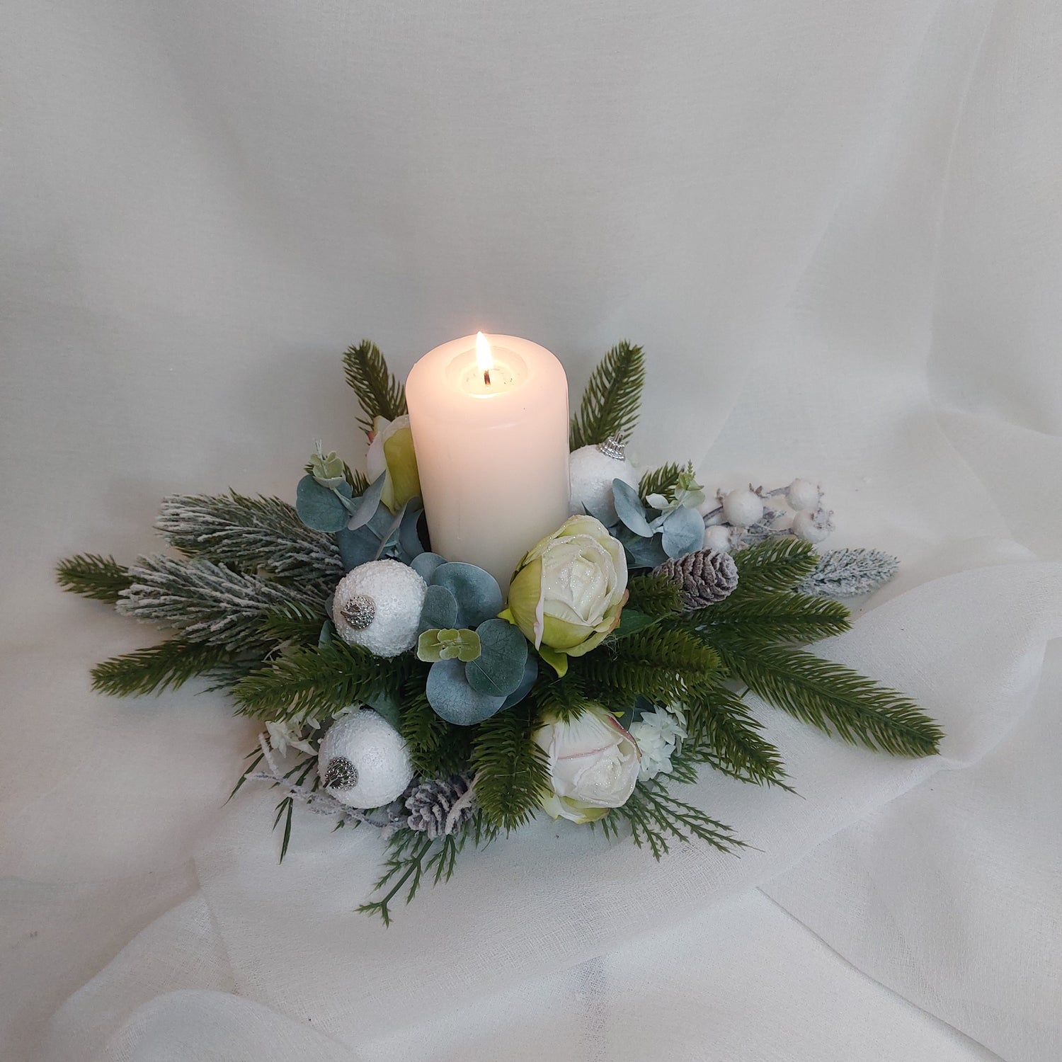 Centrotavola rose glitter